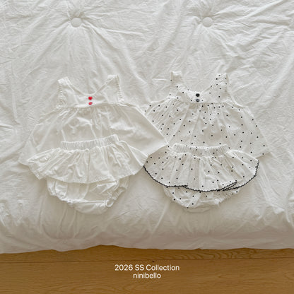 【PRE-ODER 10%OFF 〆6.30(火)】7.(BEBE 7) Bubble Pop Skirt Bloomers