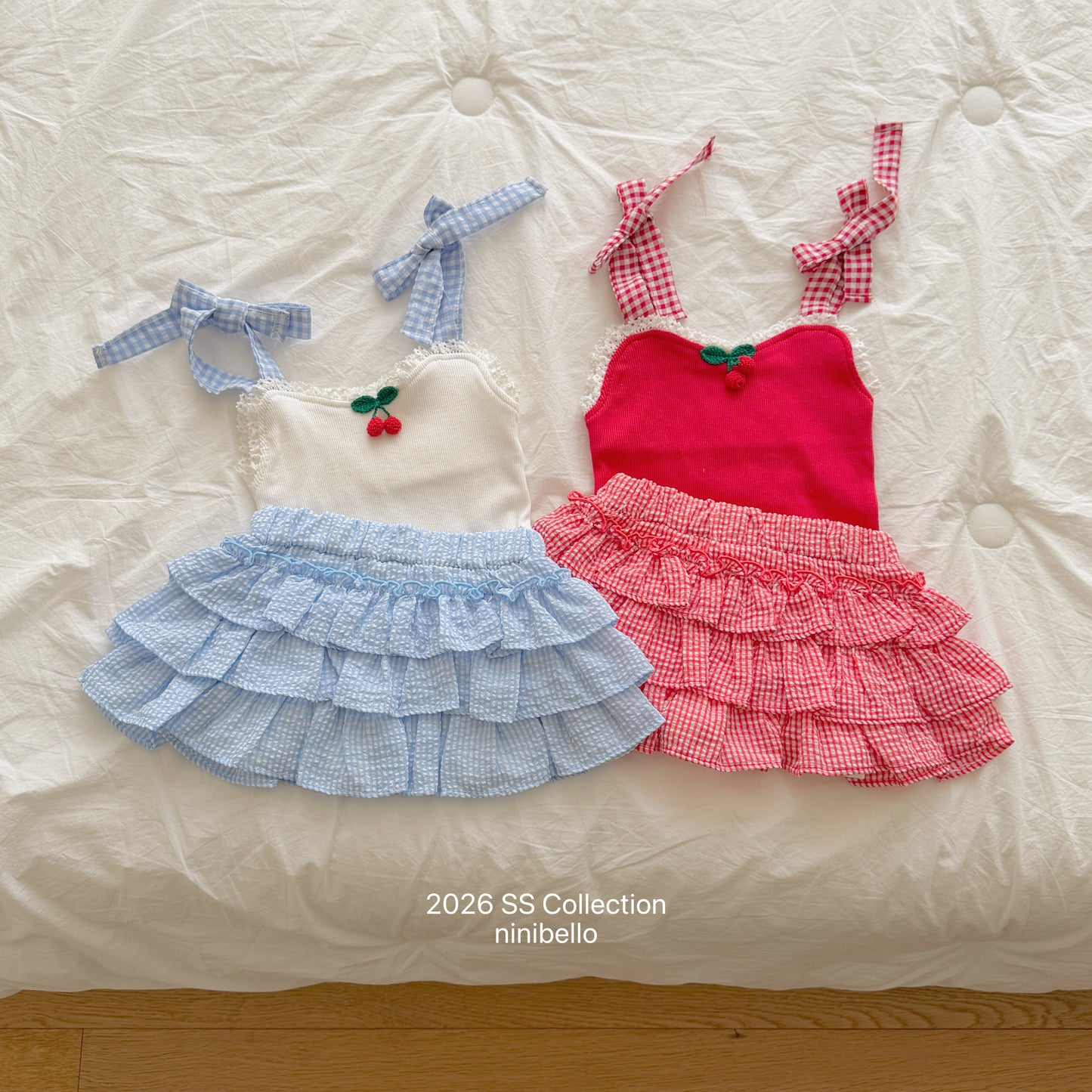 【PRE-ODER 10%OFF 〆6.30(火)】3.Saekom Tiered Skirt