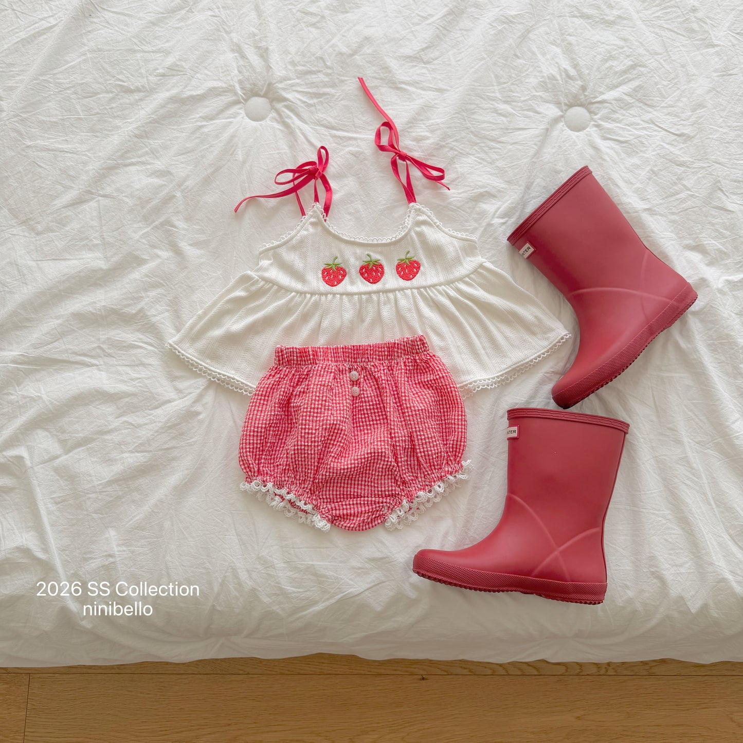 【PRE-ODER 10%OFF 〆6.30(火)】18.Berry Eyelet Blouse Top