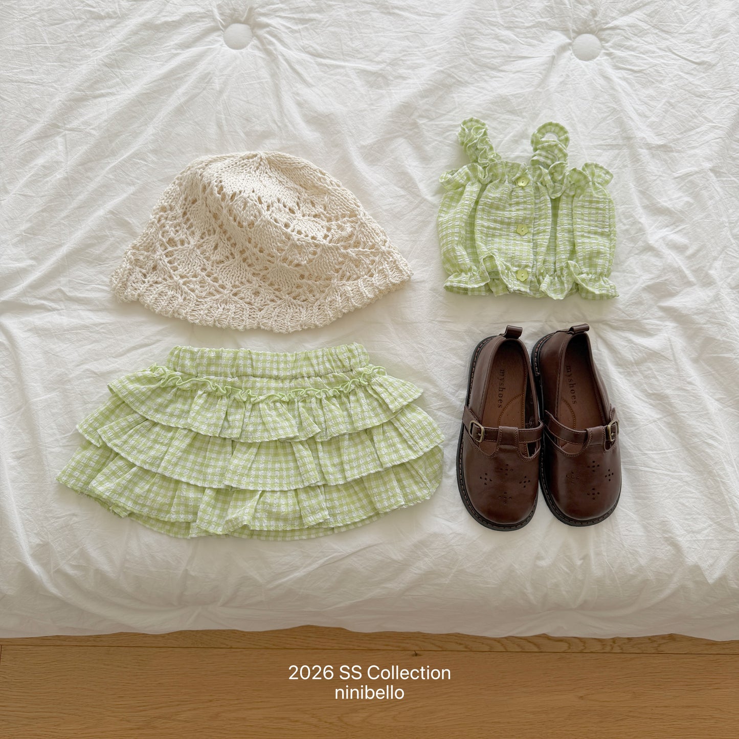 【PRE-ODER 10%OFF 〆6.30(火)】3.Saekom Tiered Skirt