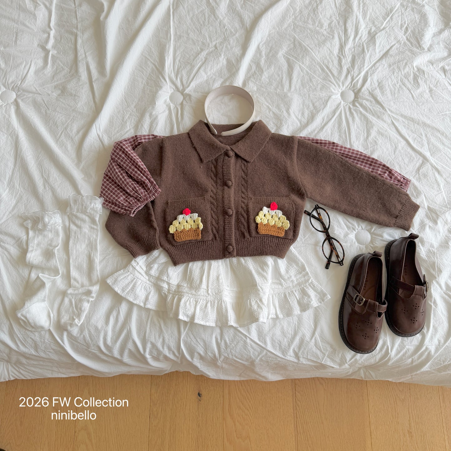 50.Cupcake Knit Cardigan