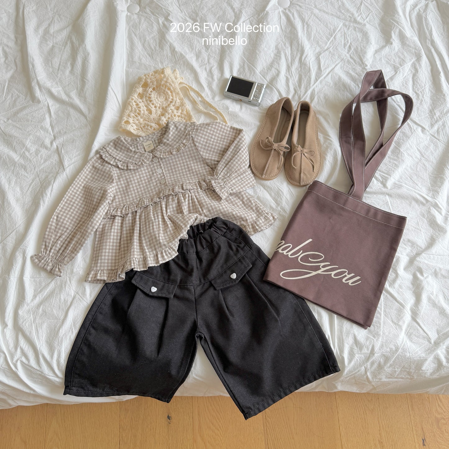 36.Eve Wide Denim Pants