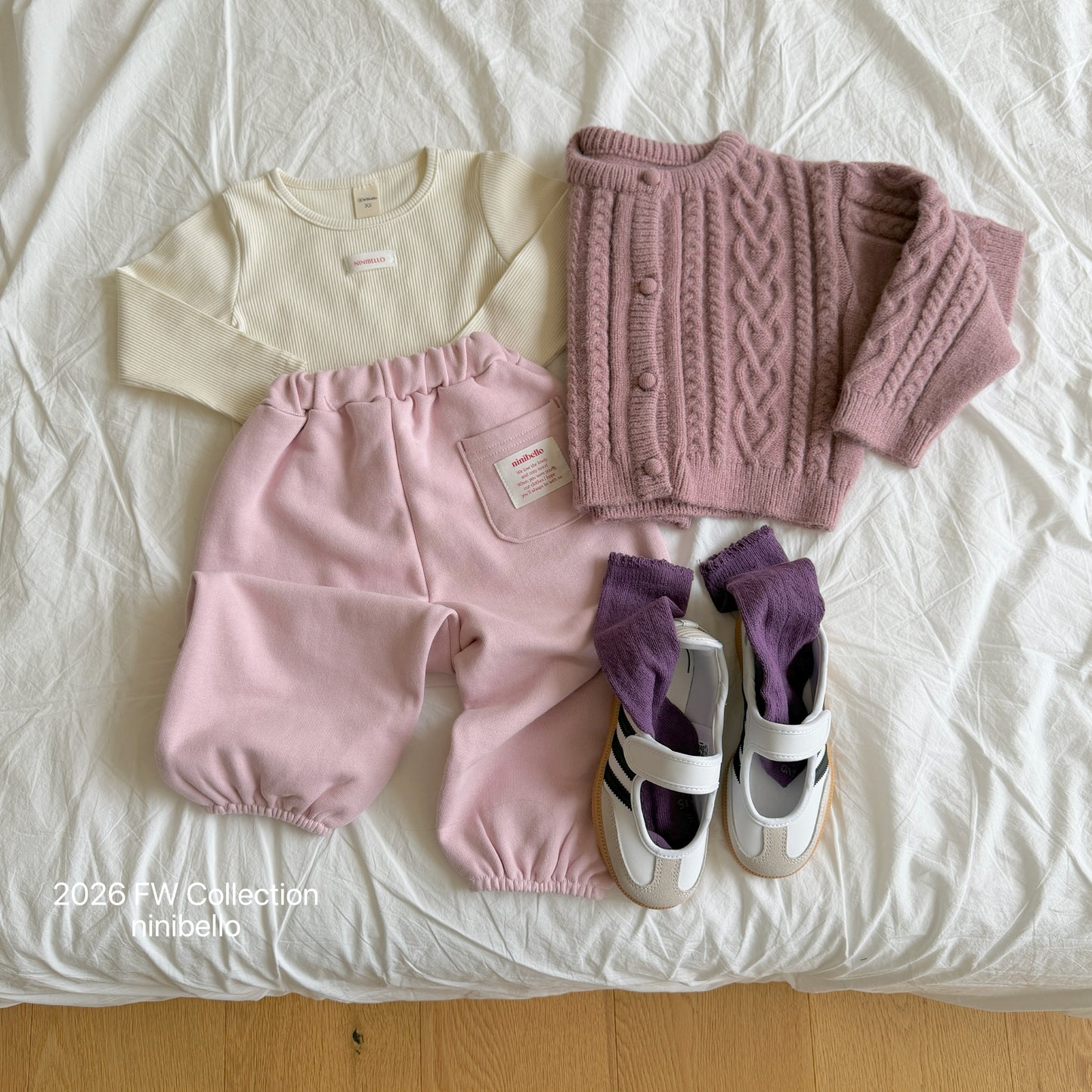 49.Mauve Knit Cardigan