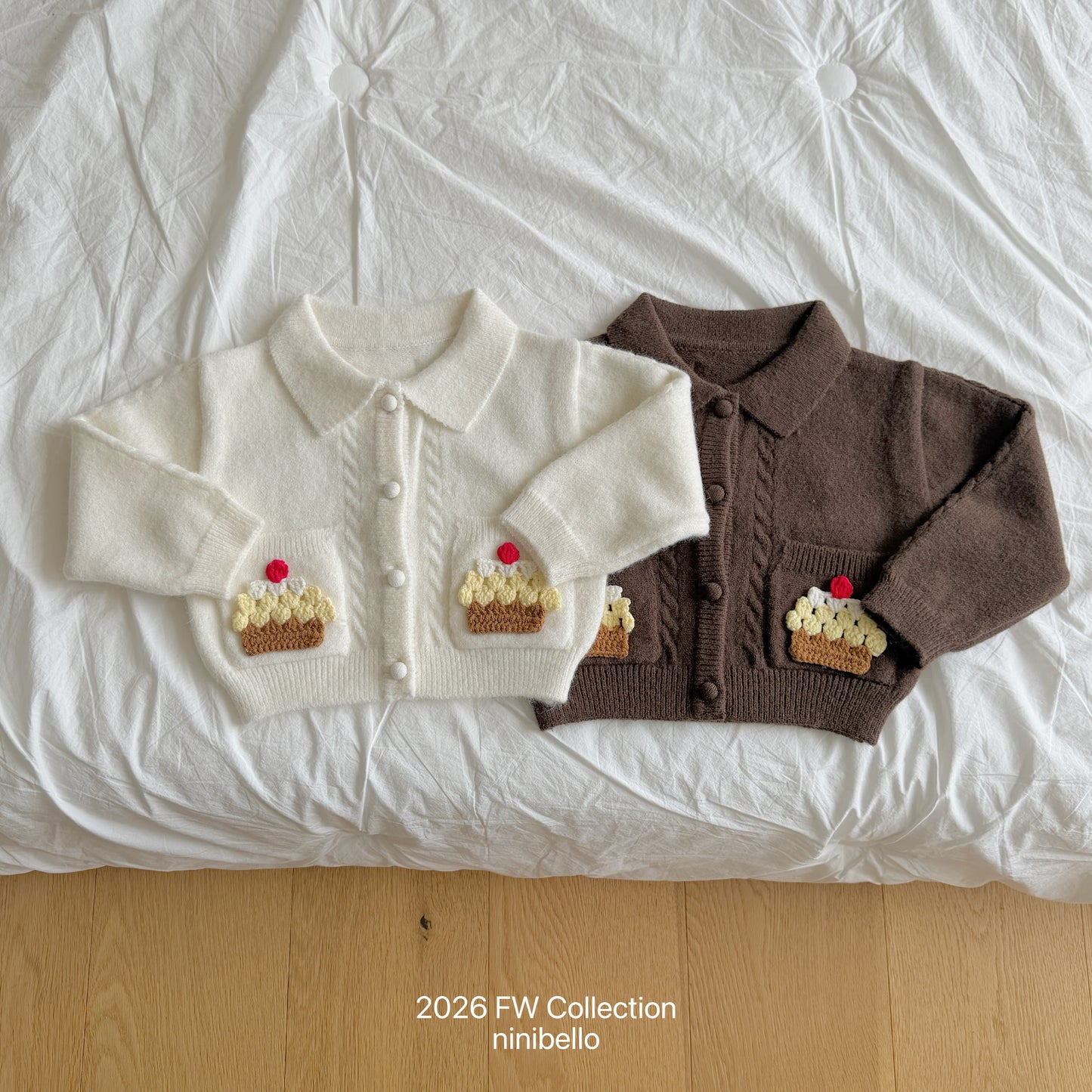 50.Cupcake Knit Cardigan