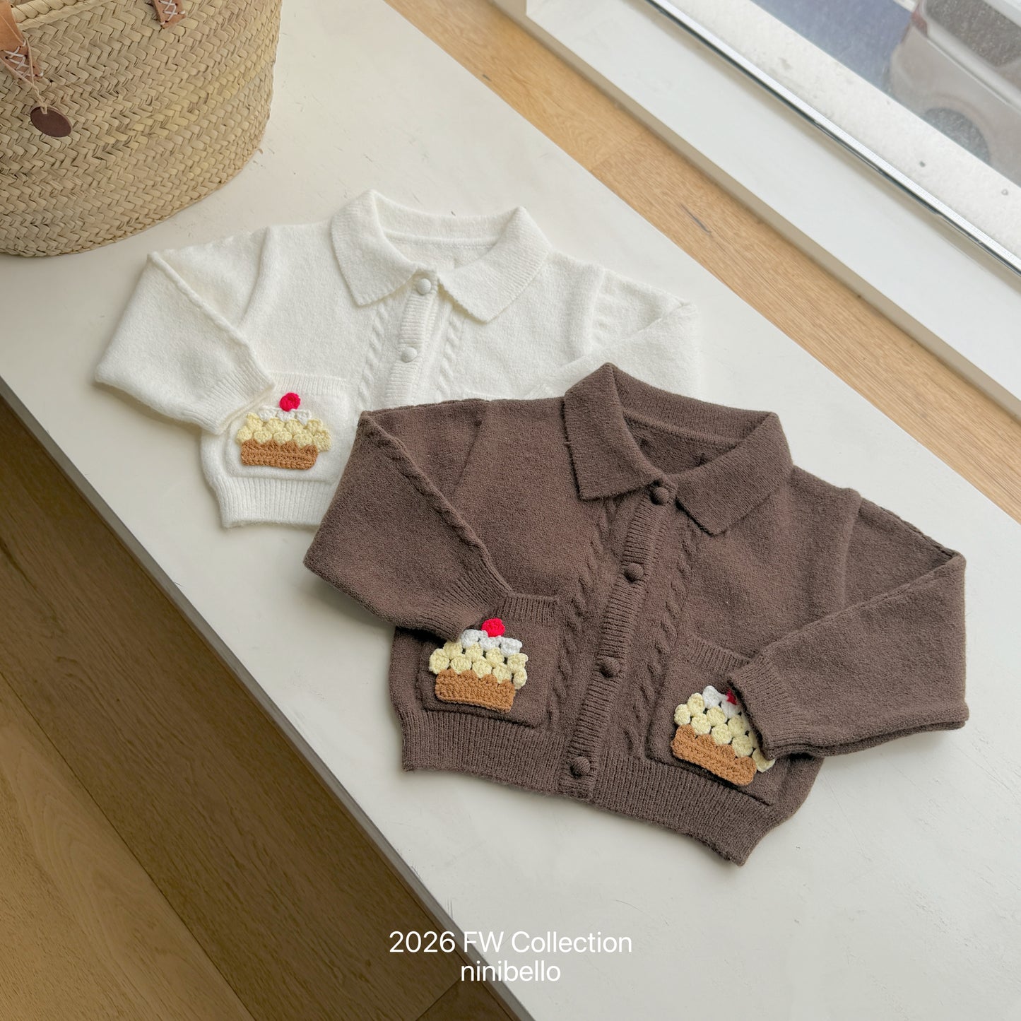 50.Cupcake Knit Cardigan