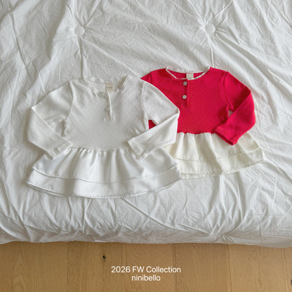 16.Eyelet Tulip Layered Top