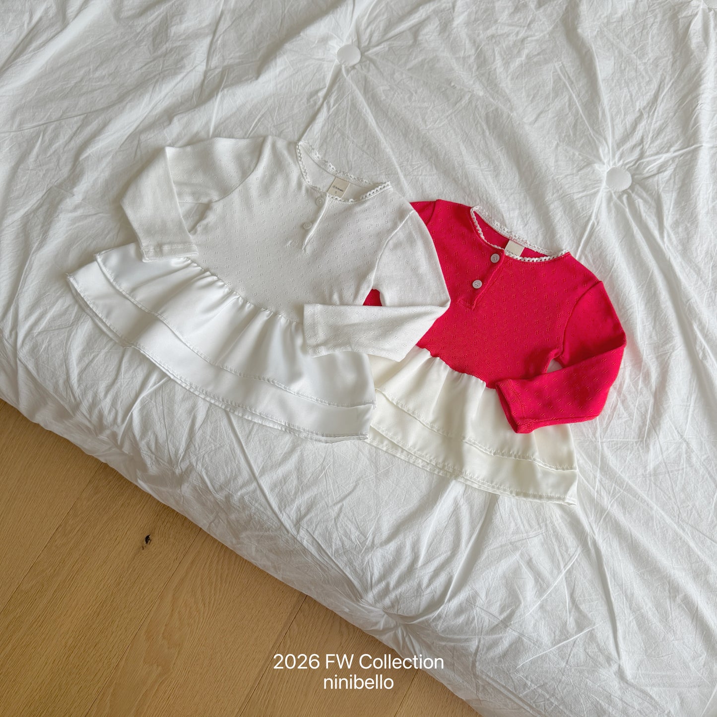 16.Eyelet Tulip Layered Top