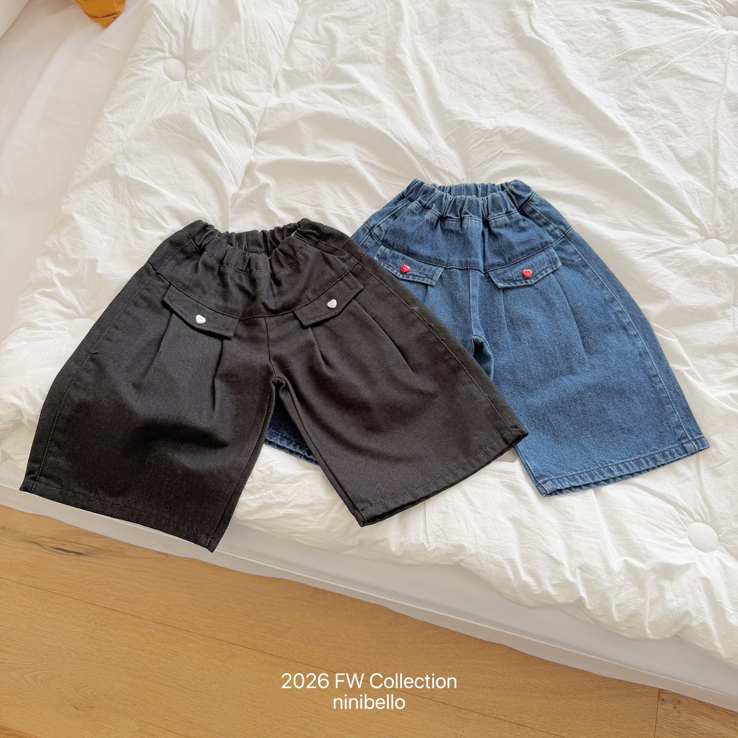 36.Eve Wide Denim Pants