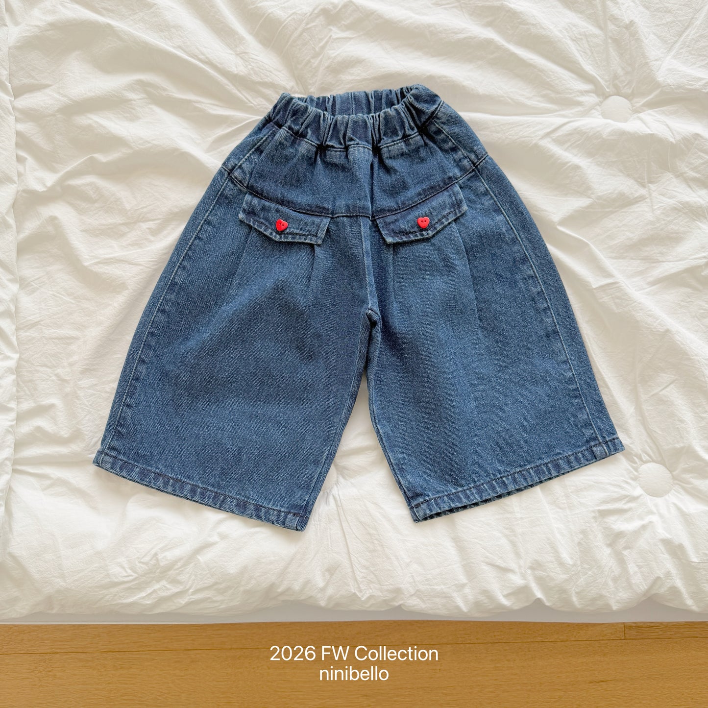 36.Eve Wide Denim Pants