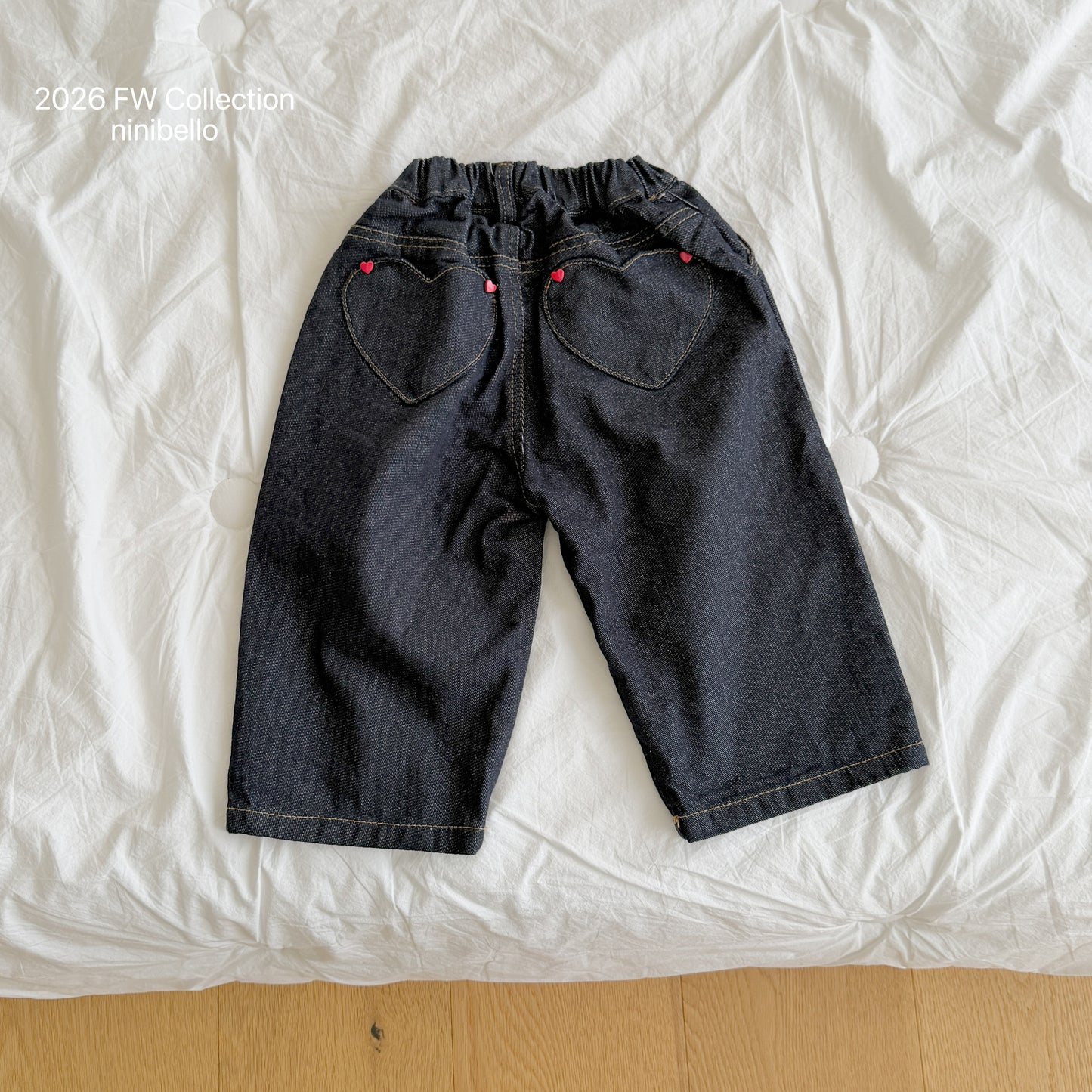 37.Tommy Heart Denim Pants
