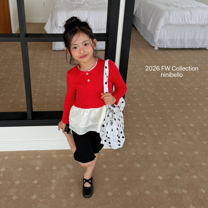 16.Eyelet Tulip Layered Top