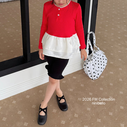 16.Eyelet Tulip Layered Top