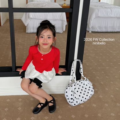 16.Eyelet Tulip Layered Top