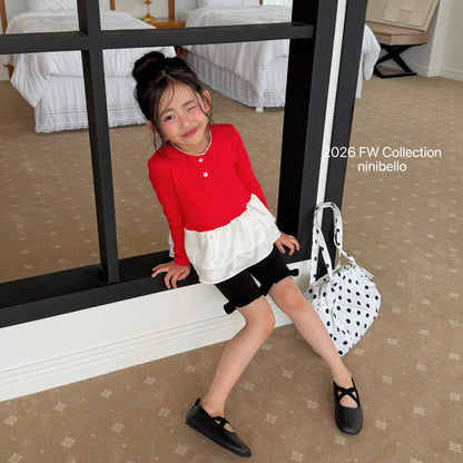 16.Eyelet Tulip Layered Top