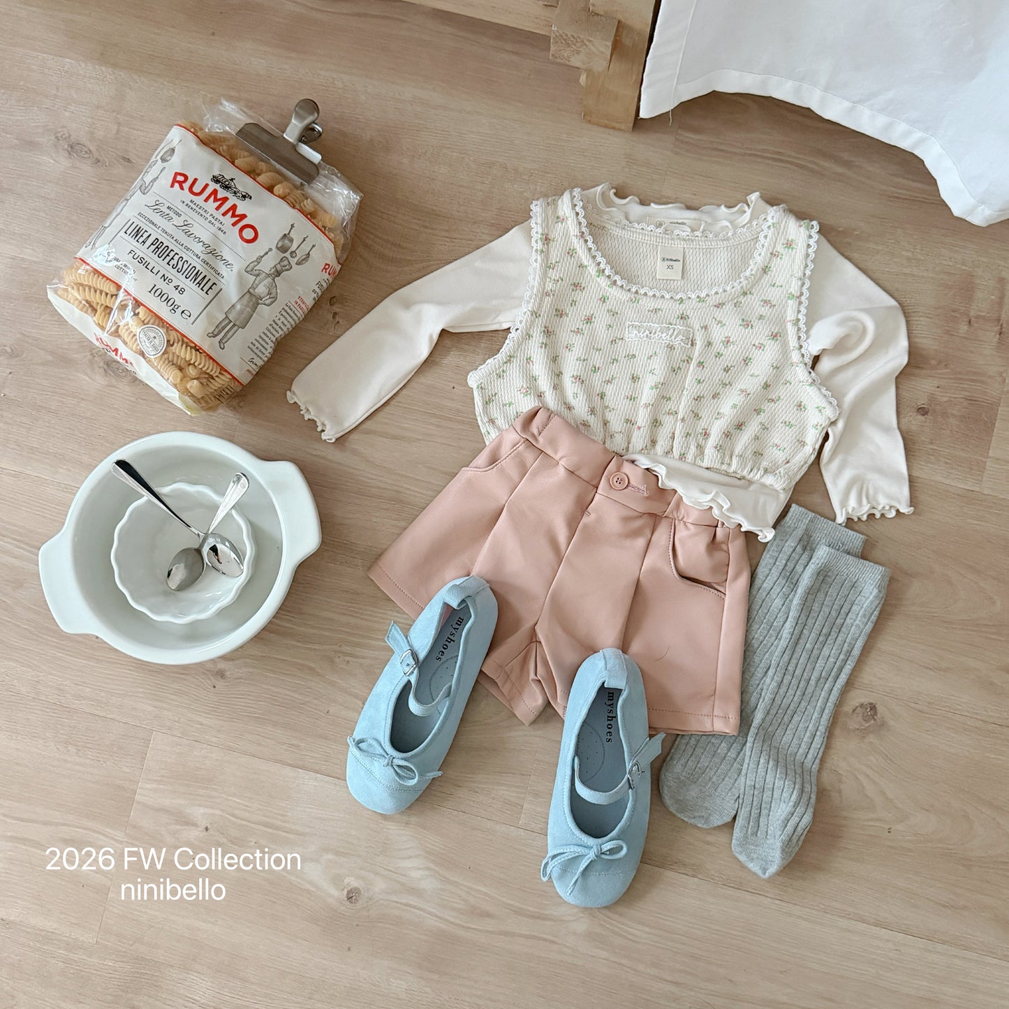 03.Soft Ribbed Mock Neck T-Shirt