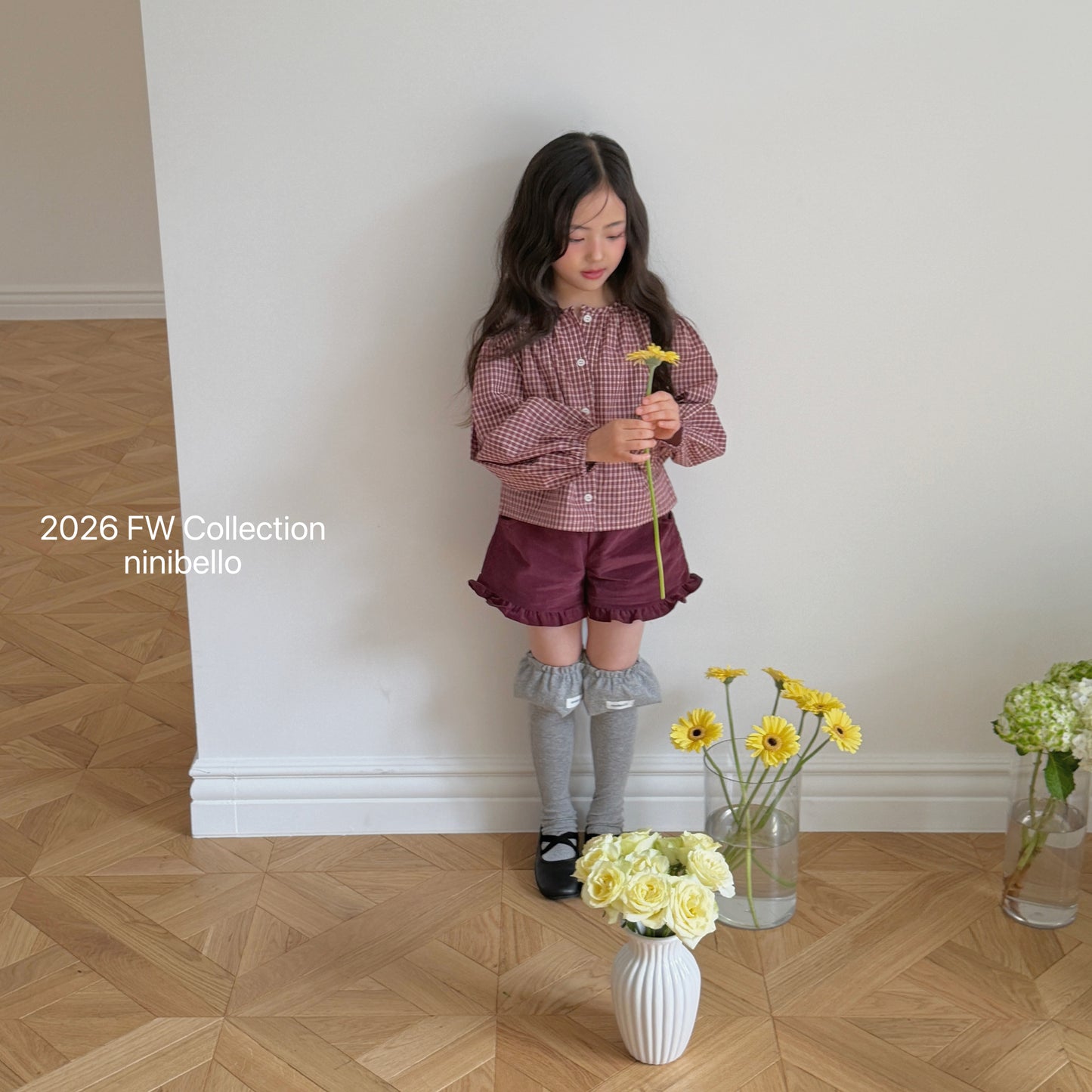 29.Heart Corduroy Frill Pants