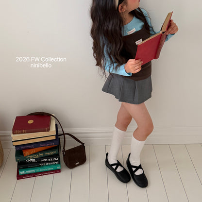 33.Rosé Pleated Skirt