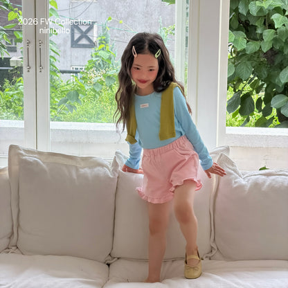 29.Heart Corduroy Frill Pants