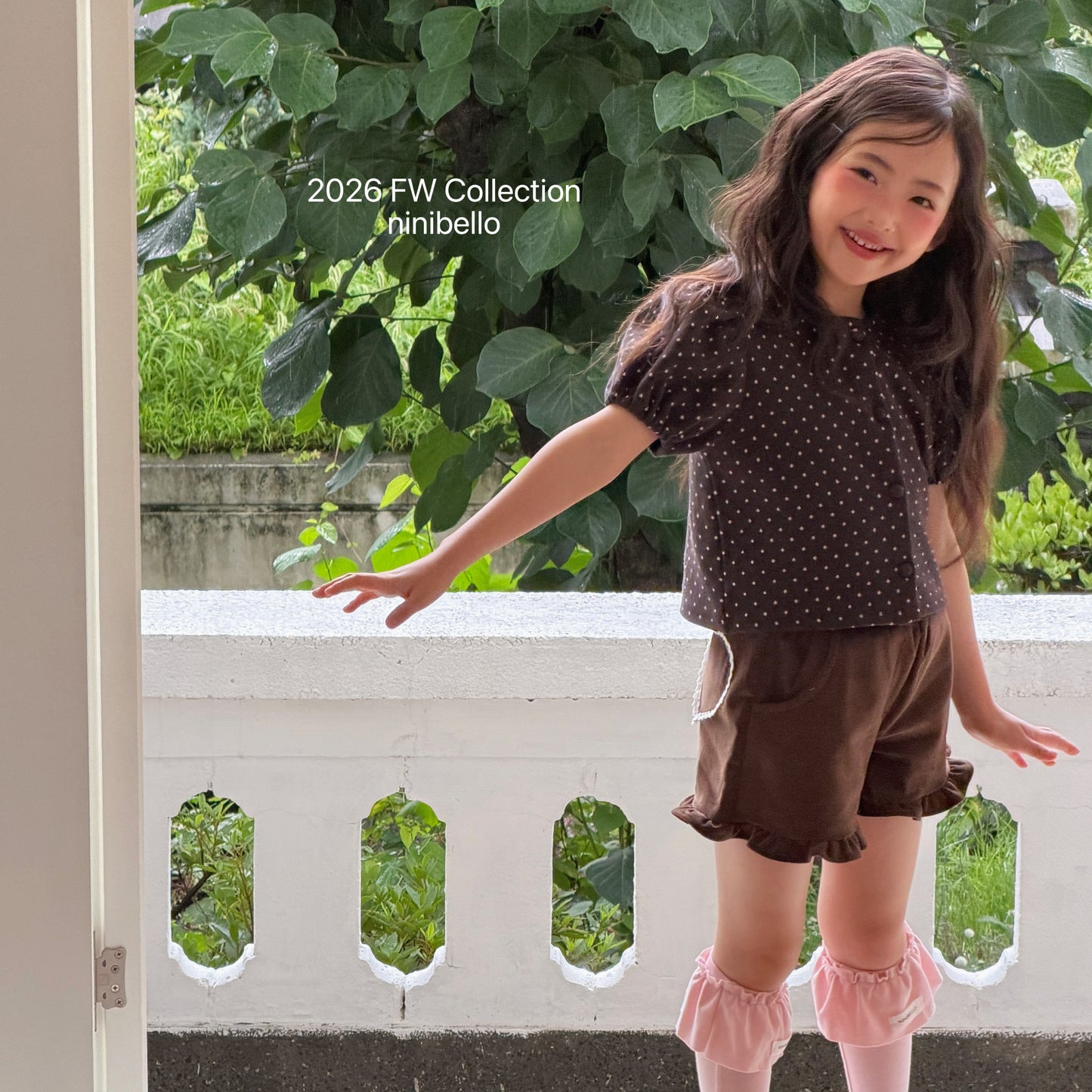 29.Heart Corduroy Frill Pants