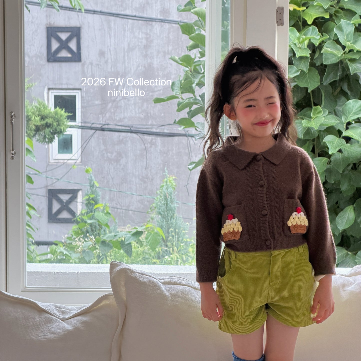 50.Cupcake Knit Cardigan