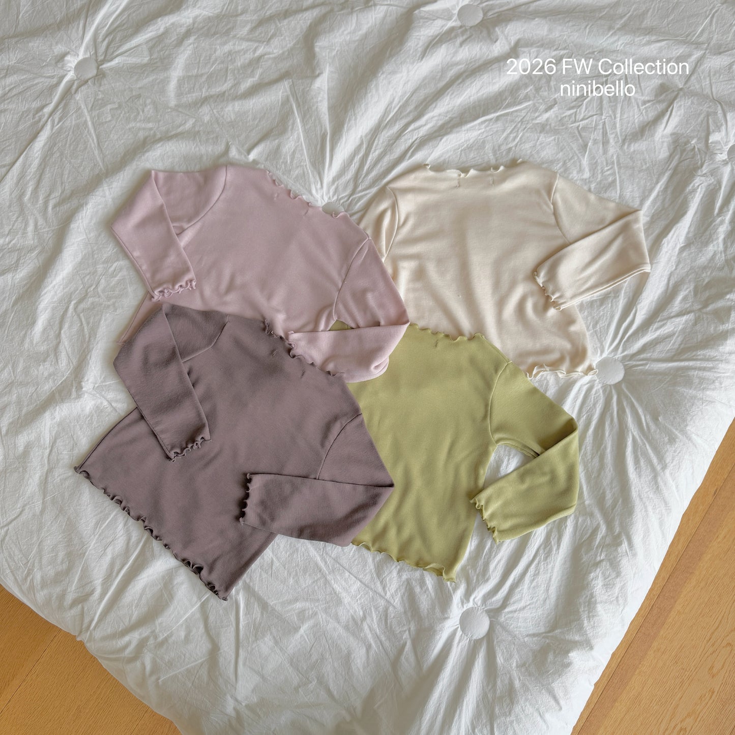 03.Soft Ribbed Mock Neck T-Shirt