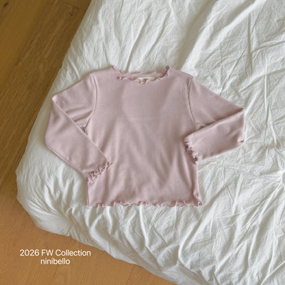 03.Soft Ribbed Mock Neck T-Shirt