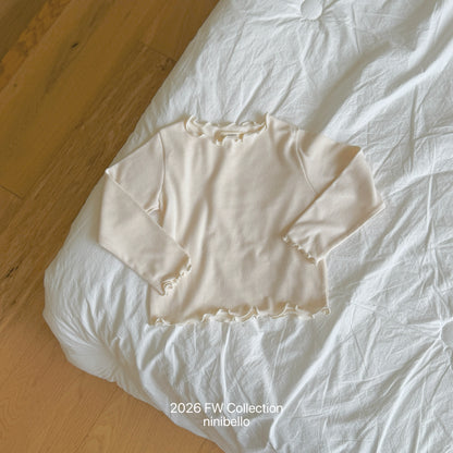 03.Soft Ribbed Mock Neck T-Shirt