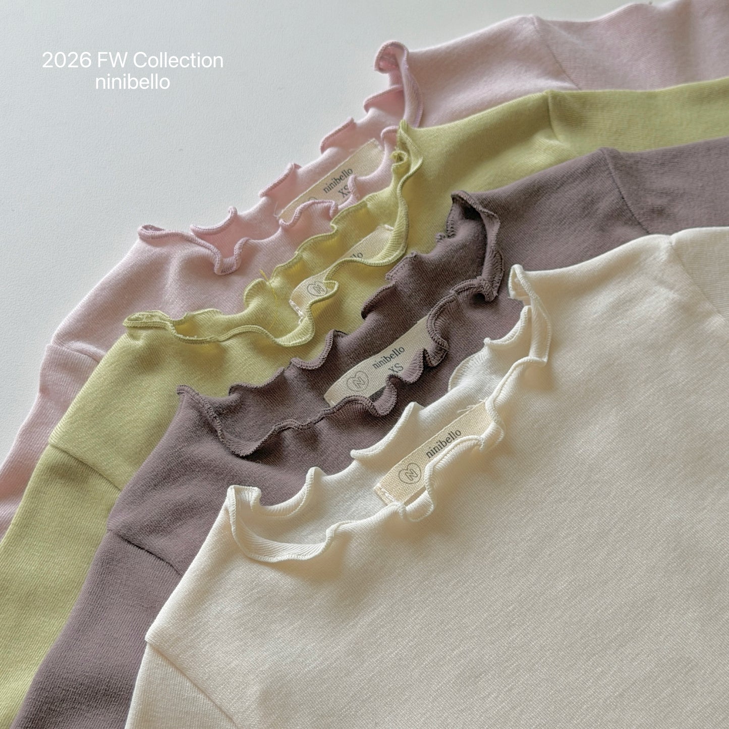 03.Soft Ribbed Mock Neck T-Shirt