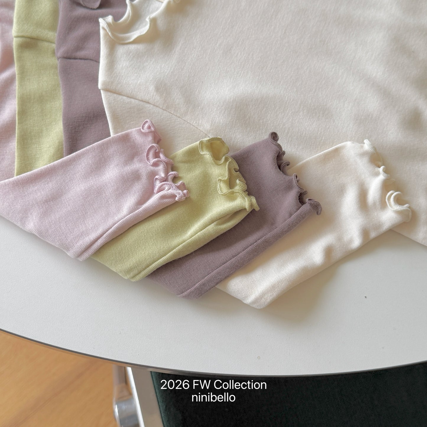 03.Soft Ribbed Mock Neck T-Shirt