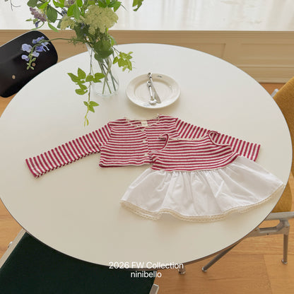 10.Tommy Striped Cardigan