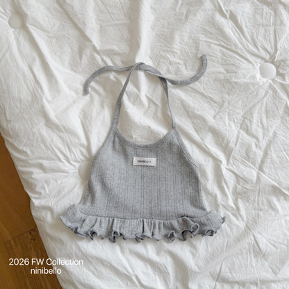 14.Bibi Eyelet Halter Neck Top