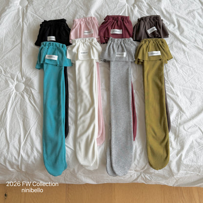 53.Pinter Frill Knee Socks
