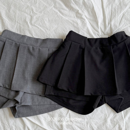 33.Rosé Pleated Skirt