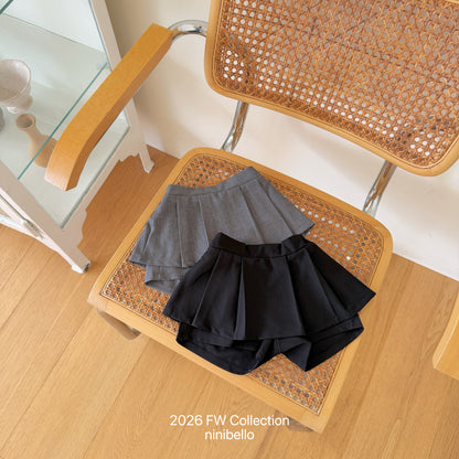 33.Rosé Pleated Skirt
