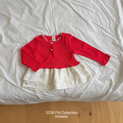 16.Eyelet Tulip Layered Top