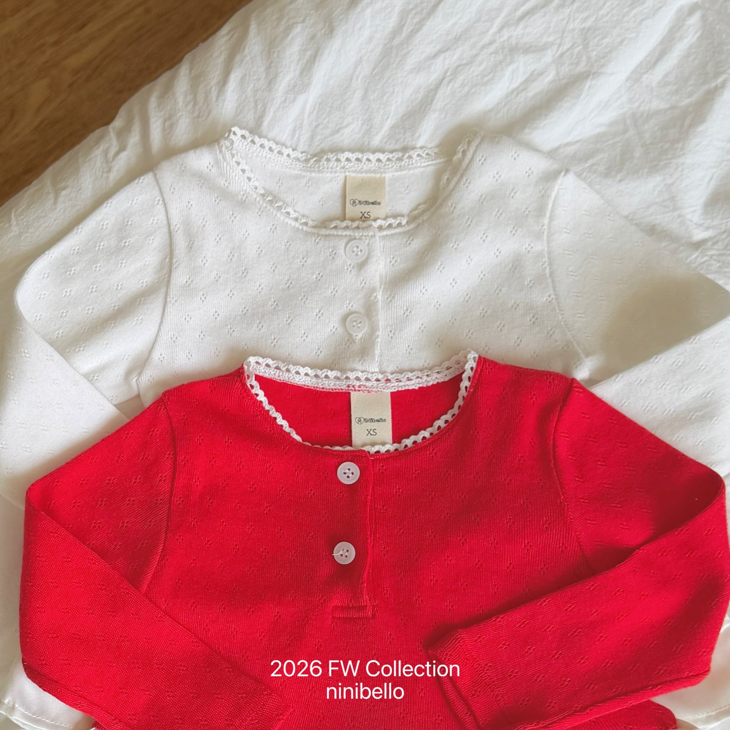 16.Eyelet Tulip Layered Top