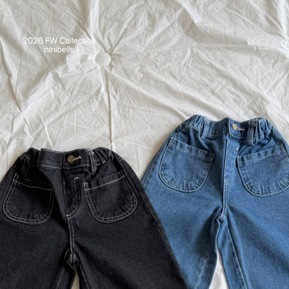 34.Penny Pocket Denim Pants