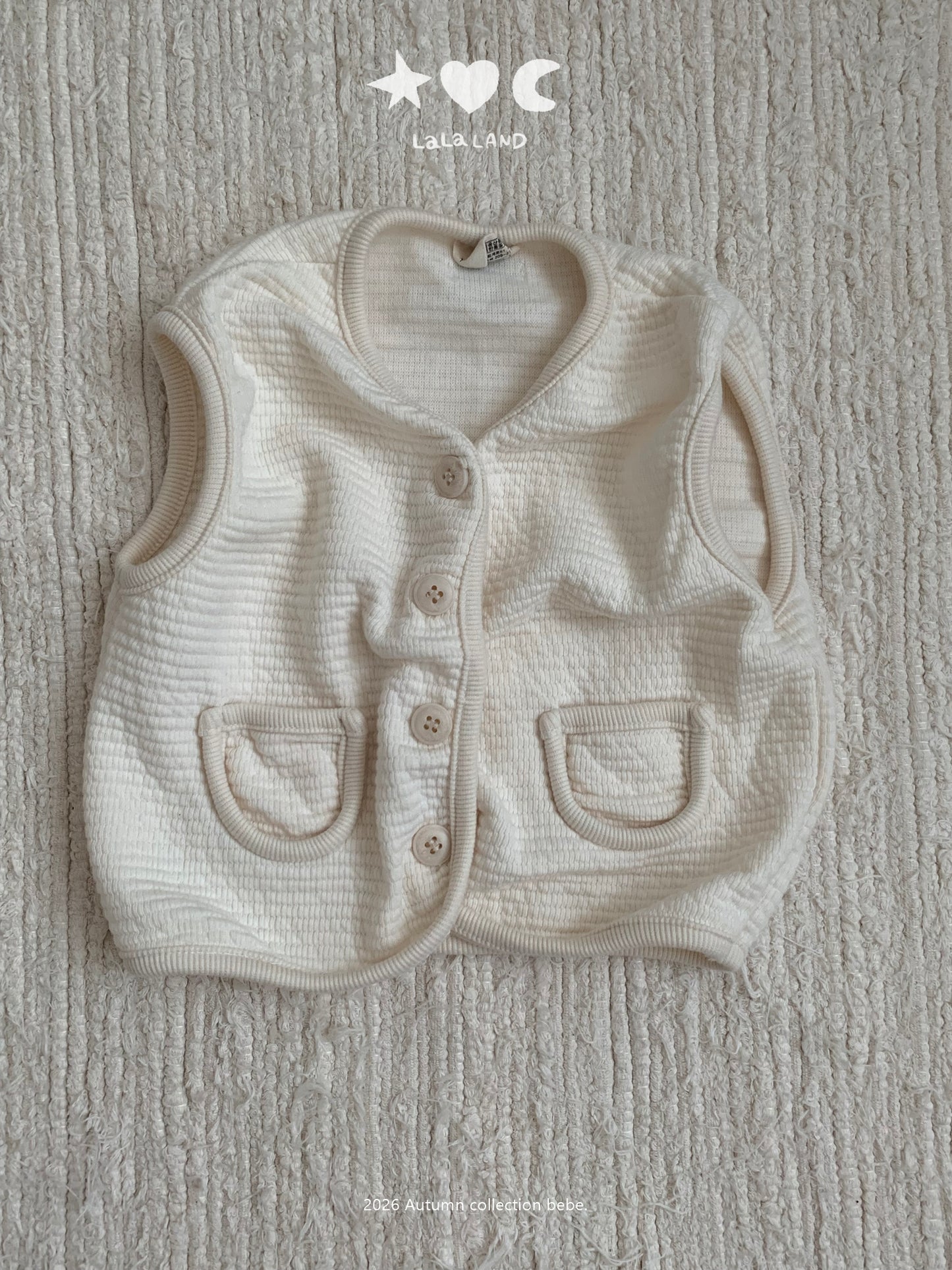 【PRE-ODER〆8.9(sun)】09.Cushion Vest | lalaland