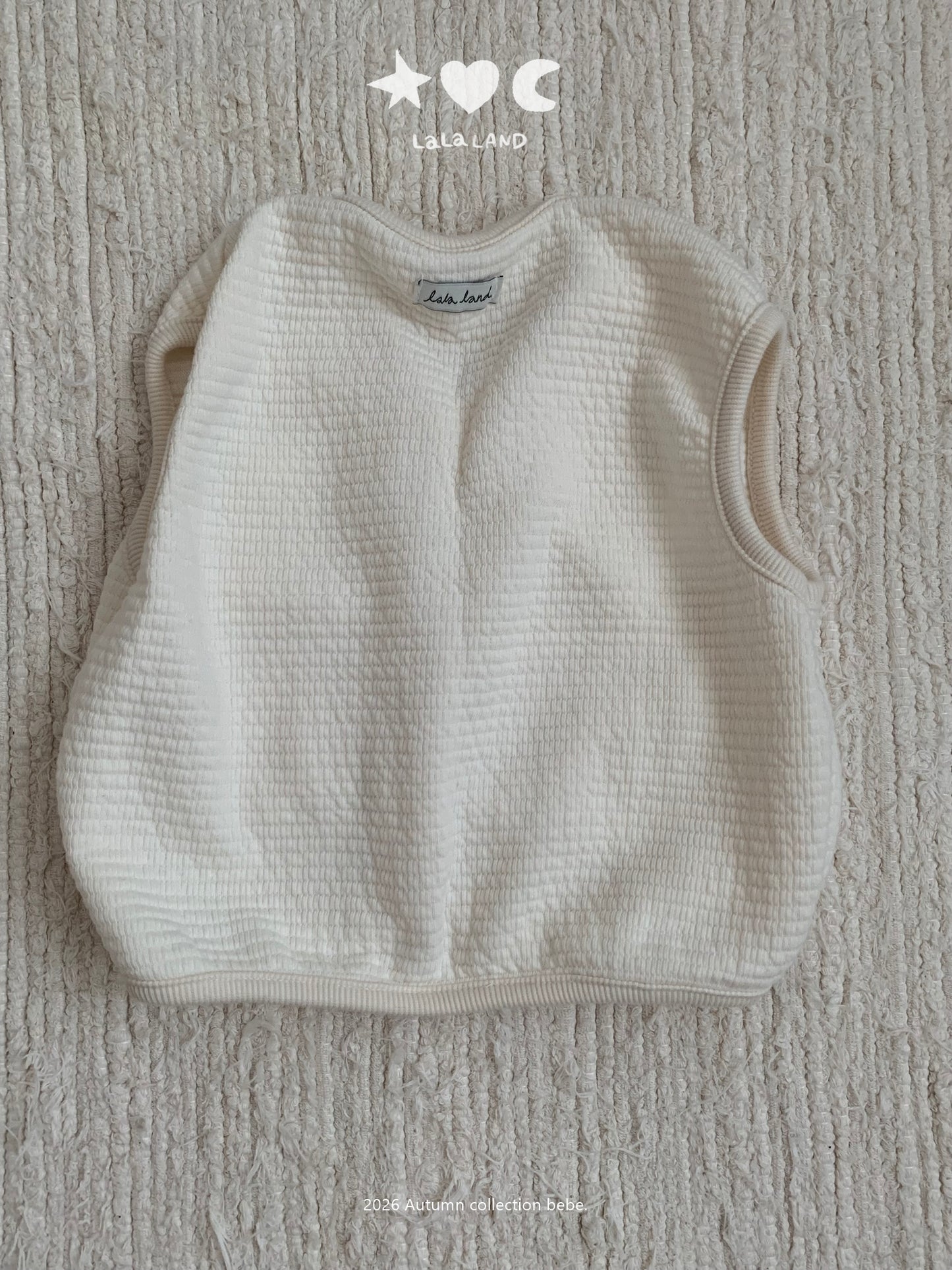 【PRE-ODER〆8.9(sun)】09.Cushion Vest | lalaland