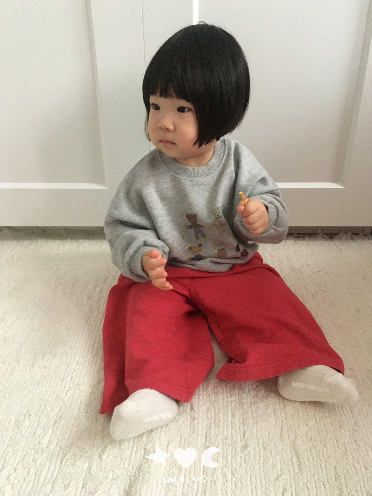 【PRE-ODER〆8.9(sun)】34.Bear Friends Sweatshirt | lalaland