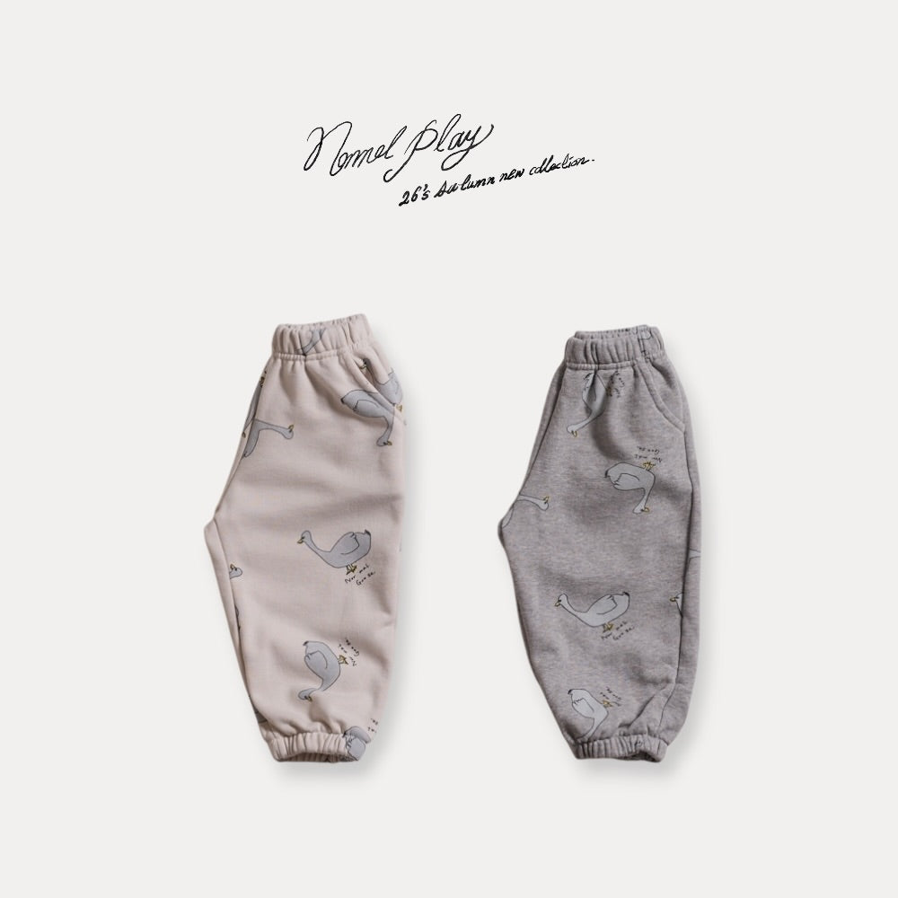 【PRE-ODER〆8.9(sun)】09.Normal Duck All-Over Print Jogger Pants | normalplay