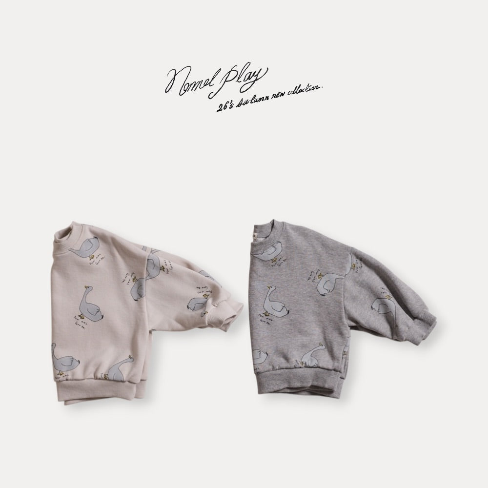 【PRE-ODER〆8.9(sun)】08.Normal Duck All-Over Print Sweatshirt | normalplay