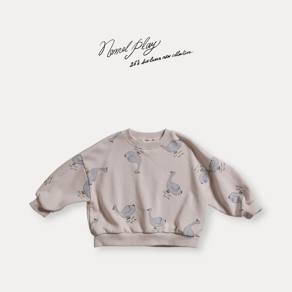 【PRE-ODER〆8.9(sun)】08.Normal Duck All-Over Print Sweatshirt | normalplay