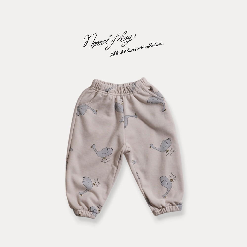 【PRE-ODER〆8.9(sun)】09.Normal Duck All-Over Print Jogger Pants | normalplay