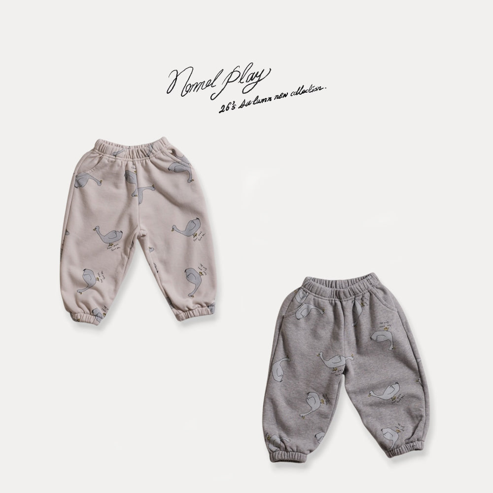 【PRE-ODER〆8.9(sun)】09.Normal Duck All-Over Print Jogger Pants | normalplay