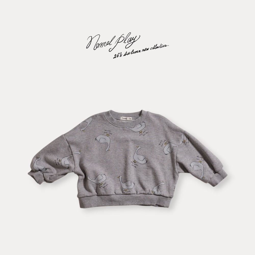 【PRE-ODER〆8.9(sun)】08.Normal Duck All-Over Print Sweatshirt | normalplay