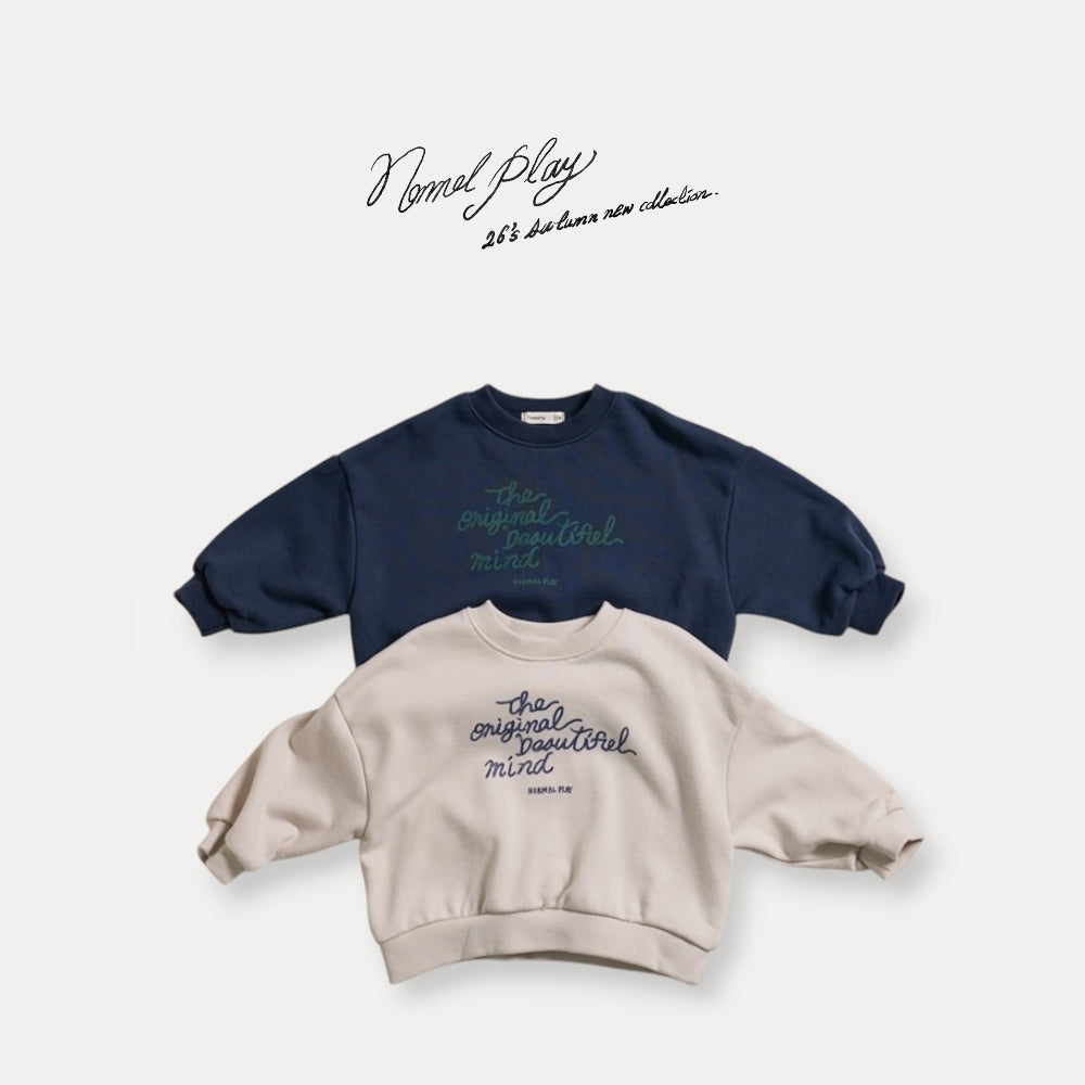 【PRE-ODER〆8.9(sun)】31.Beautiful Sweatshirt | normalplay
