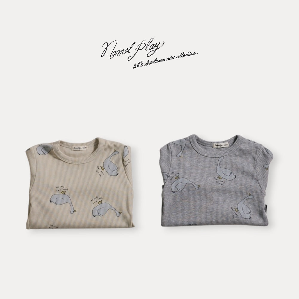 【PRE-ODER〆8.9(sun)】14.Normal Duck Rib Tee | normalplay