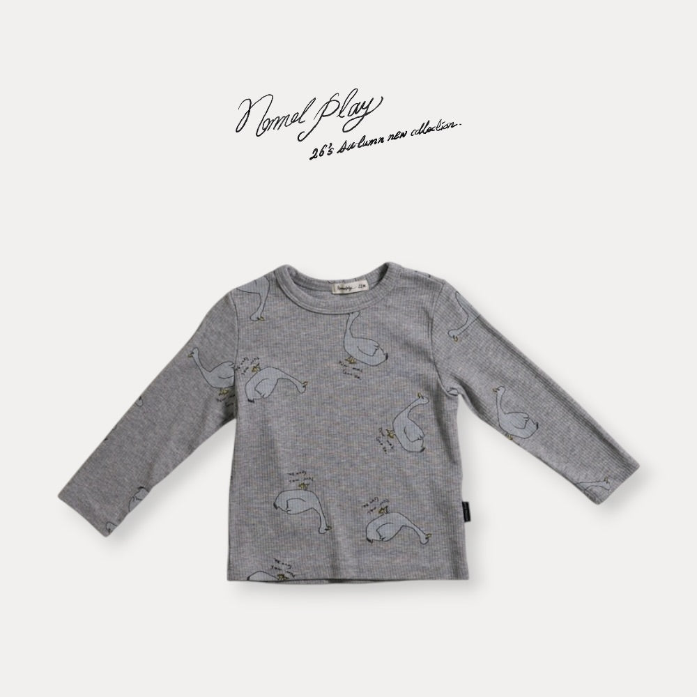 【PRE-ODER〆8.9(sun)】14.Normal Duck Rib Tee | normalplay
