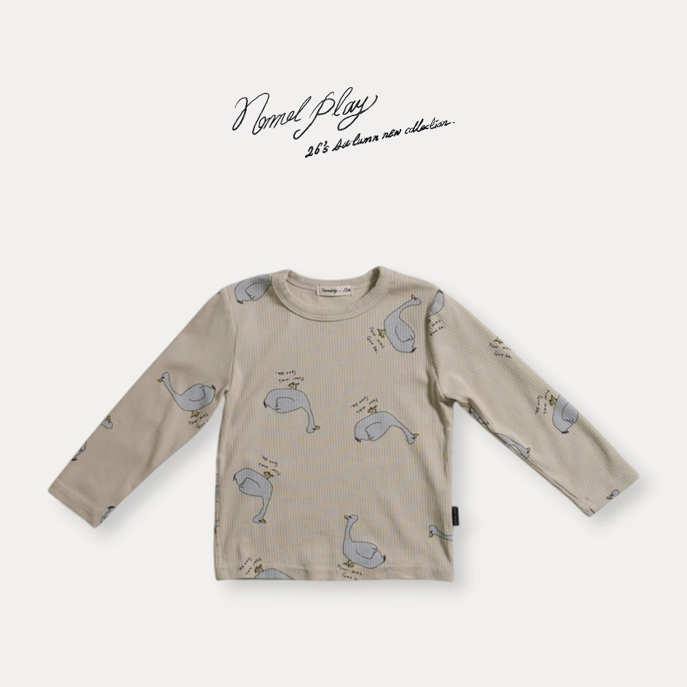 【PRE-ODER〆8.9(sun)】14.Normal Duck Rib Tee | normalplay